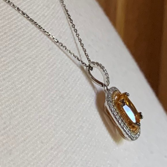 NINA SUN - Citrine Necklace - NWOT - Picture 9 of 9